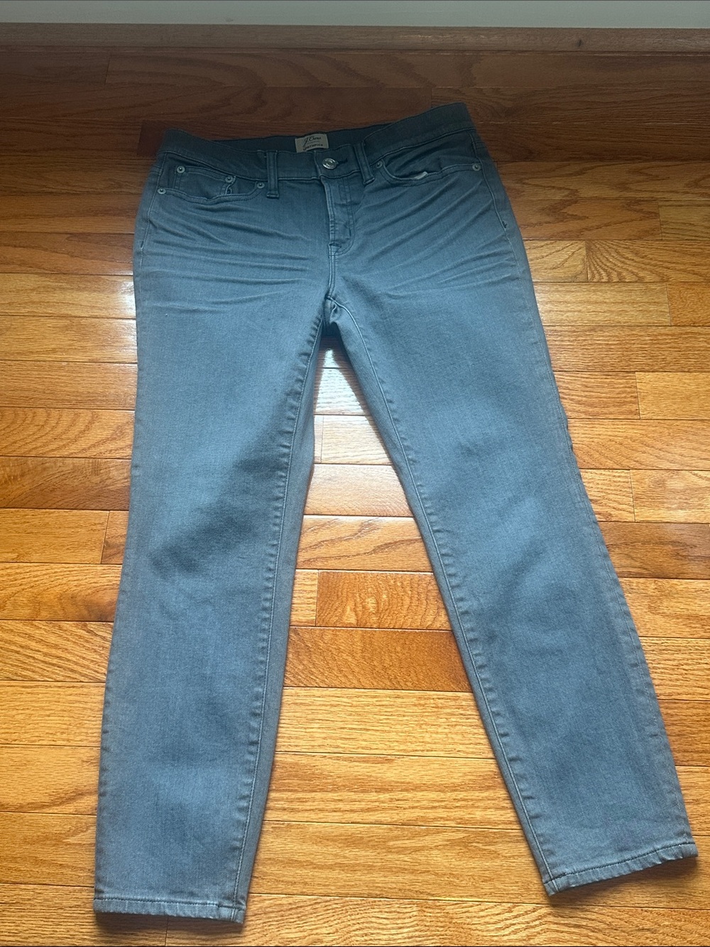 J. Crew Women's Charcoal Skinny Jeans